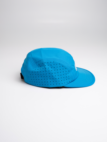 5 Panel Running Cap in Cyan