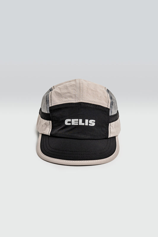 Celis Camp Running Hat - Black and Gray