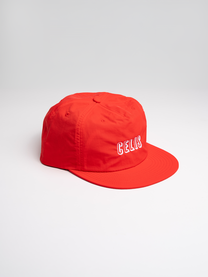 Staple Logo Hat in Red